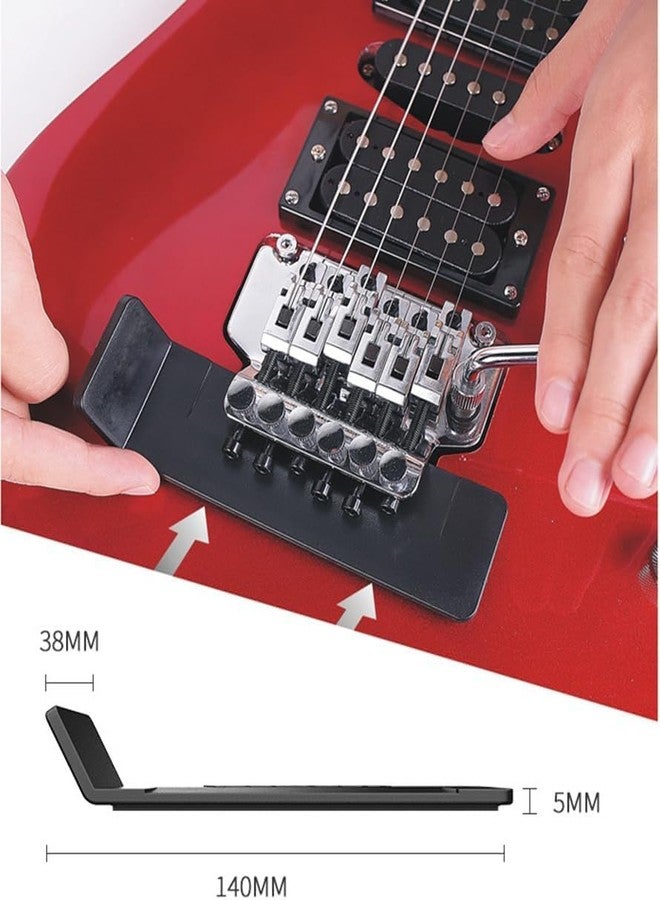TUOREN 2 Pack Tremolo Bridge Shim Floyd Rose Floating Tremolo Block Bridge String Changing Tool - Image 5